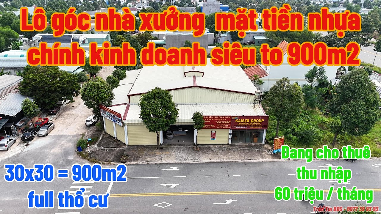 🚀 Siêu Phẩm Lô Góc 900m2 – Nhà Xưởng Kiên Cố – Thu Nhập 60 Triệu/Thán – Trần Tín BĐS [P178]