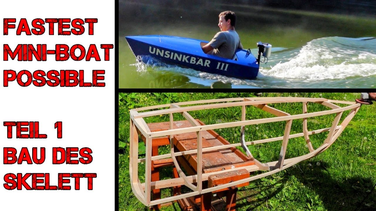 Ich baue endlich die Unsinkbar 3 | DIY Elektroboot | Teil1/4