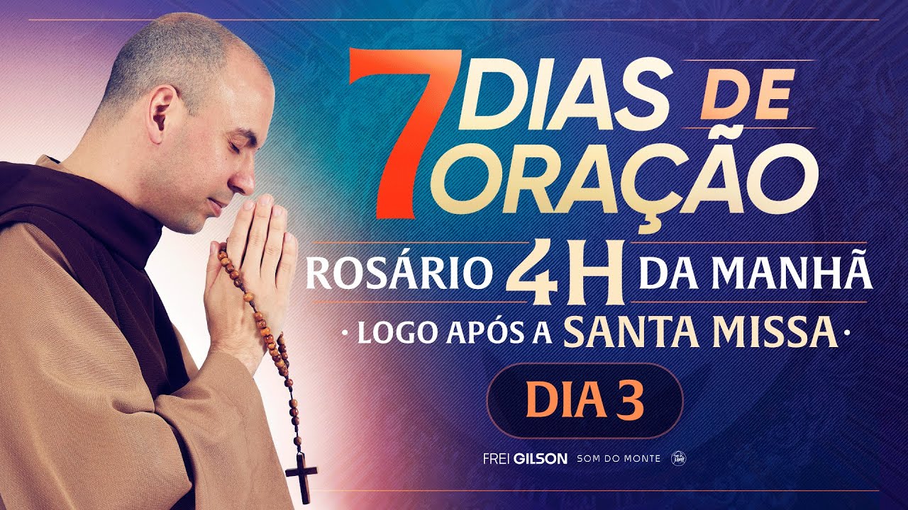 Santo Ros&aacute;rio | 7 Dias de Ora&ccedil;&atilde;o 2025 | 03:40 | 03/11 | 3&ordm; Dia | Live Ao vivo
