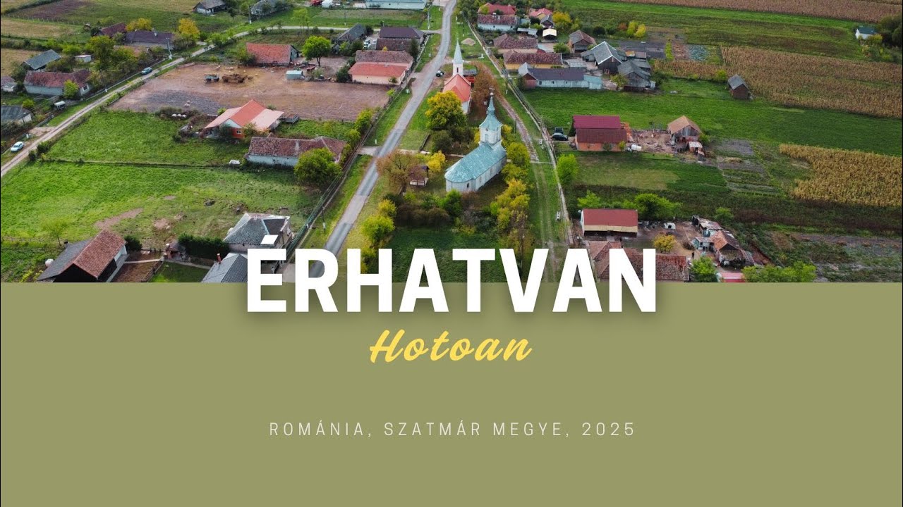 SZATMÁR : ÉRHATVAN / Hotoan, a hívek nélküli református templom körül (266)