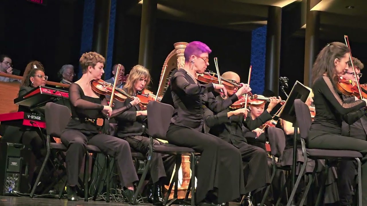 Lenny White and Orchestra; I caught the ending to Return To Forever's song, Romantic Warrior.