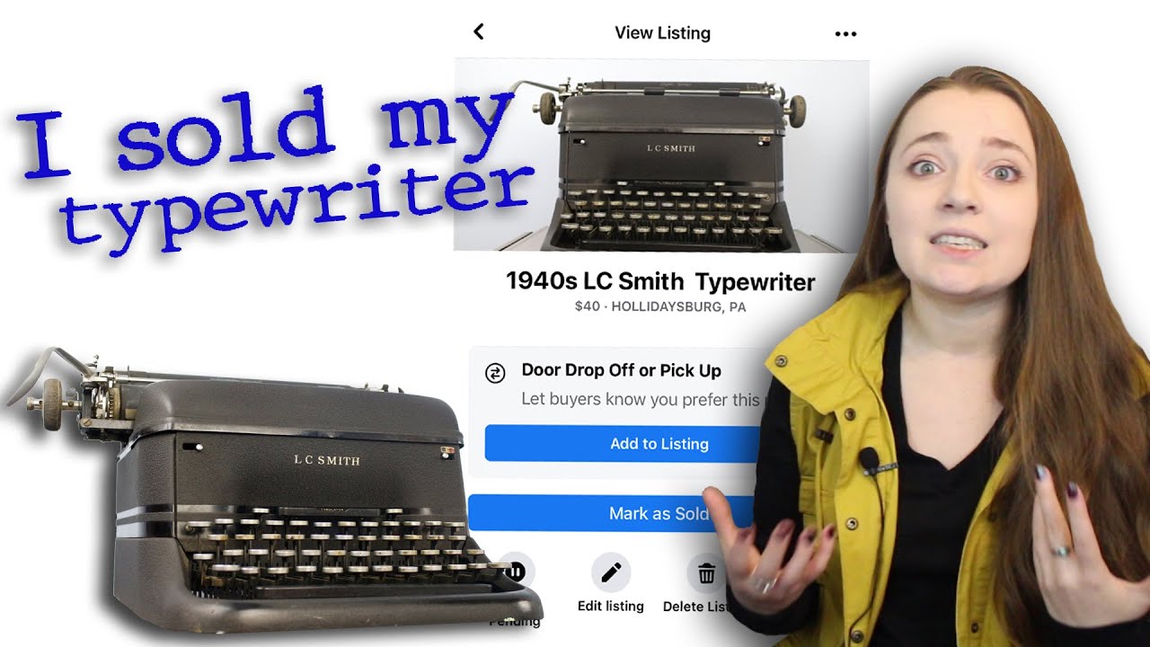 Selling My Typewriters