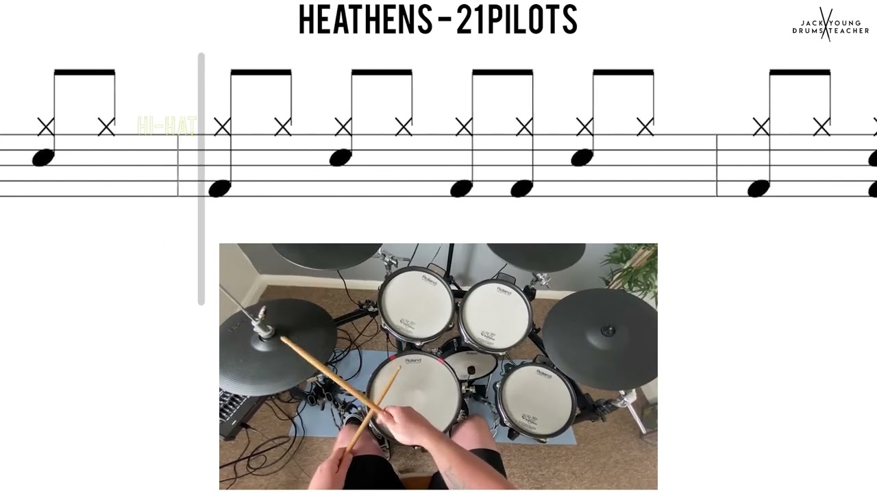 How to Play 🥁   Heathens   TwentyOne Pilots