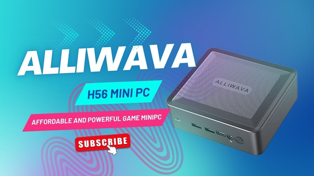 Alliwava H56 MiniPC-AMD Ryzen 5 5600H(6C/12T, up to 4.2 GHz)