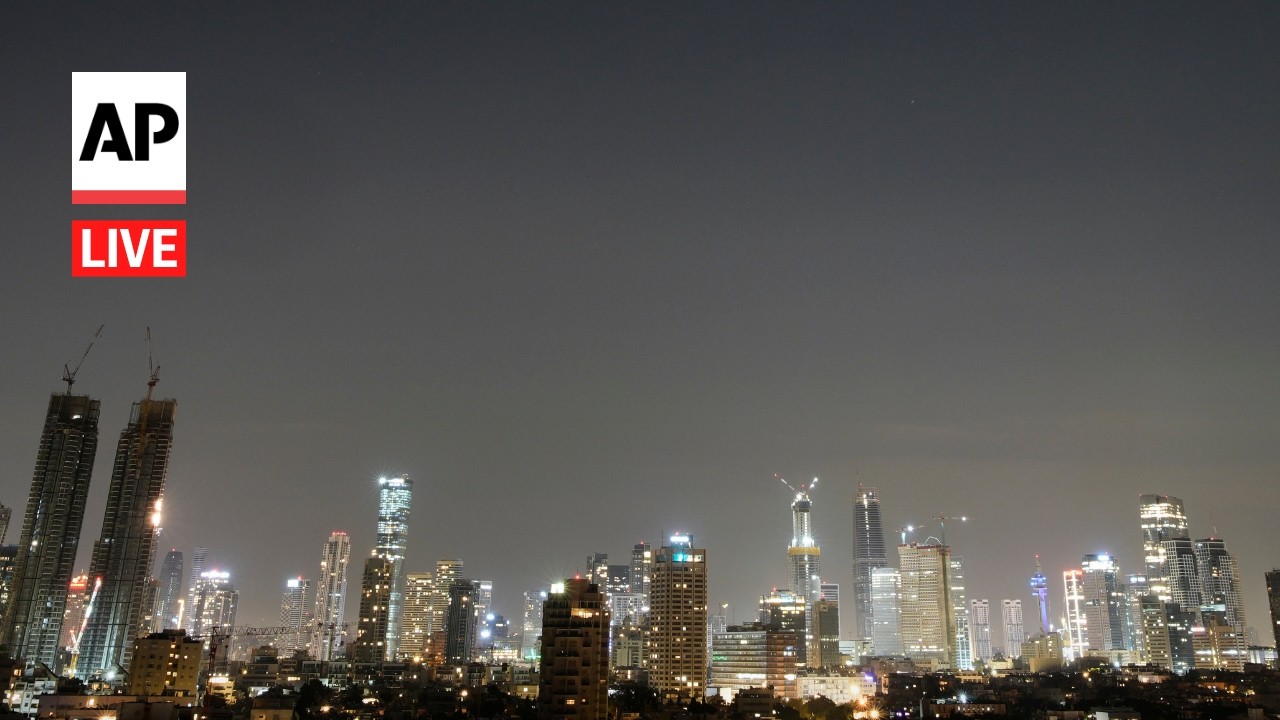 LIVE: Tel Aviv and Jerusalem skyline as Iran war continues