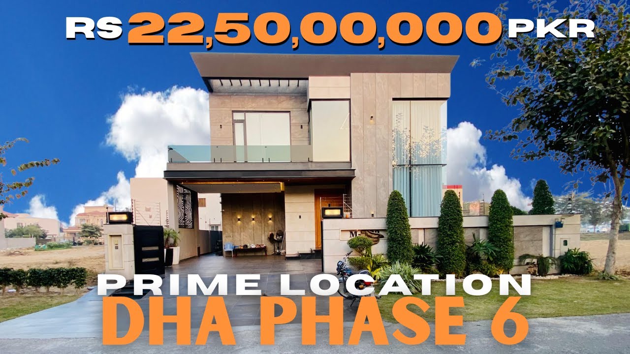 1 Kanal Fully Furnished Luxury House for Sale in DHA Phase 6 | Full Basement | Gas Meter | Pool