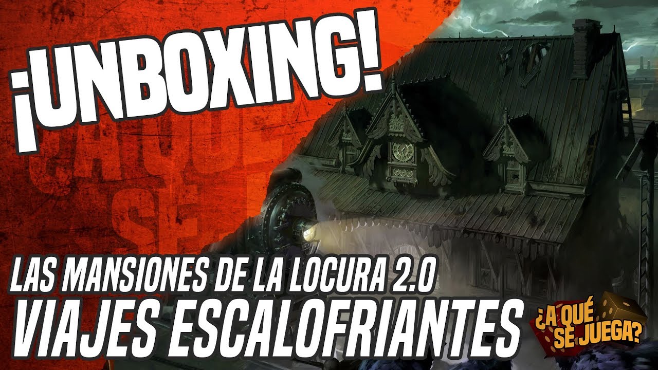UNBOXING - Viajes Escalofriantes, expansión para Las Mansiones de la Locura 2.0