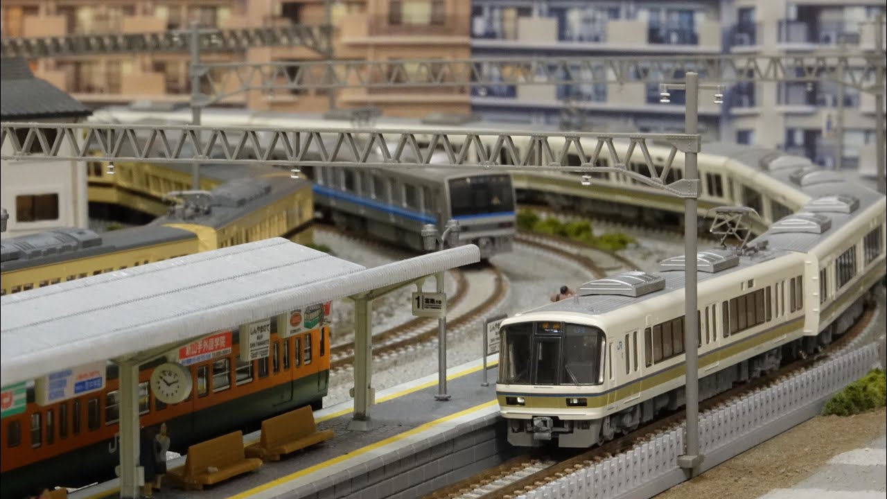 221系の関西各地での活躍をNゲージ鉄道模型レイアウトで楽しむ！N scale model railroad layout