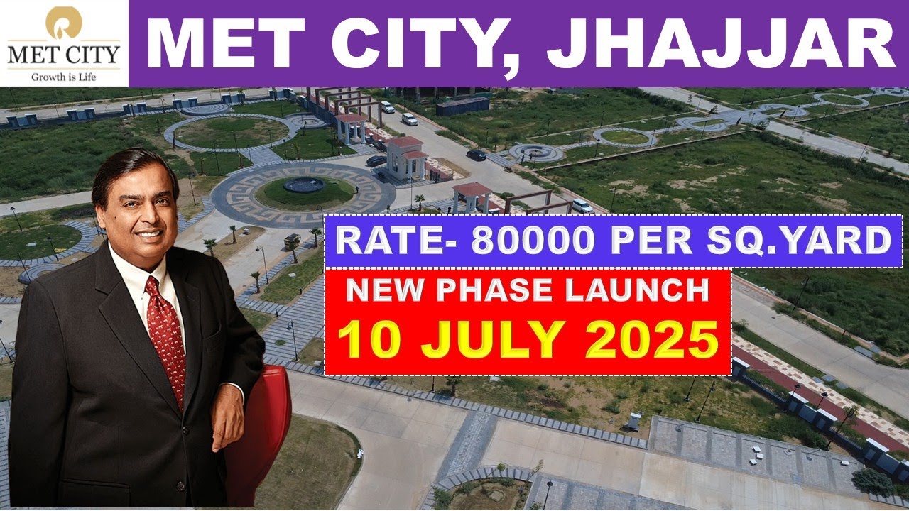 Met City New Phase launch| Reliance MET City Jhajjar | New Smart city in Delhi NCR | Papa Property