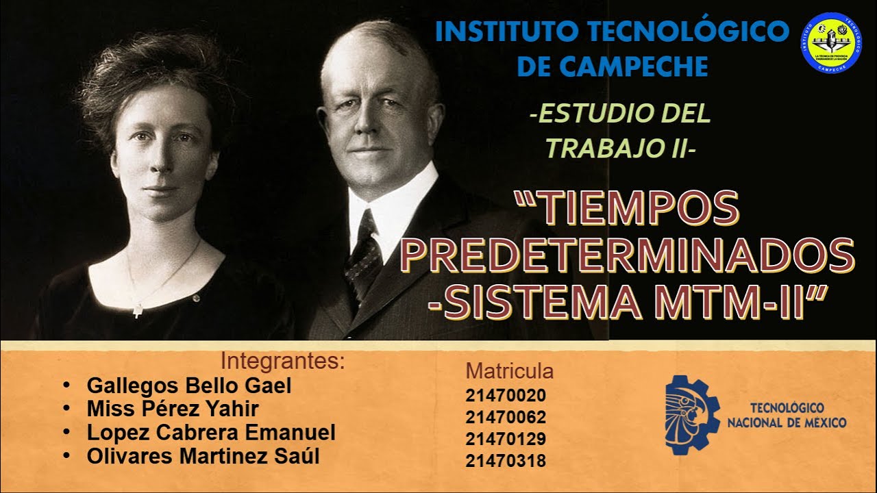 Sistema de tiempos predeterminados M&eacute;todo MTM 2