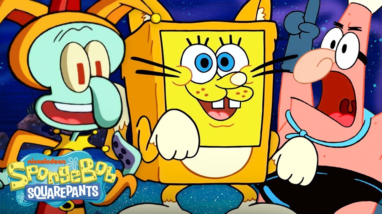 SpongeBob’s Costume Party! | Best Outfits & Disguises | @SpongeBobOfficial
