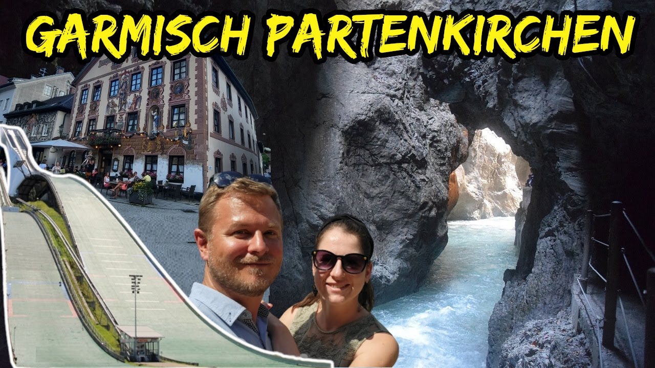 Ga-Pa: Skocznia, Wąwóz, Bawarskie domy. Garmisch Partnenkirchen - Niemcy, 2023
