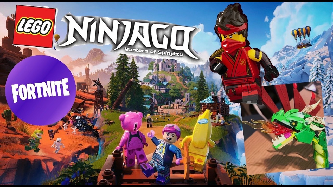 Я впервые играю в режиме Ninjago в Fortnite!