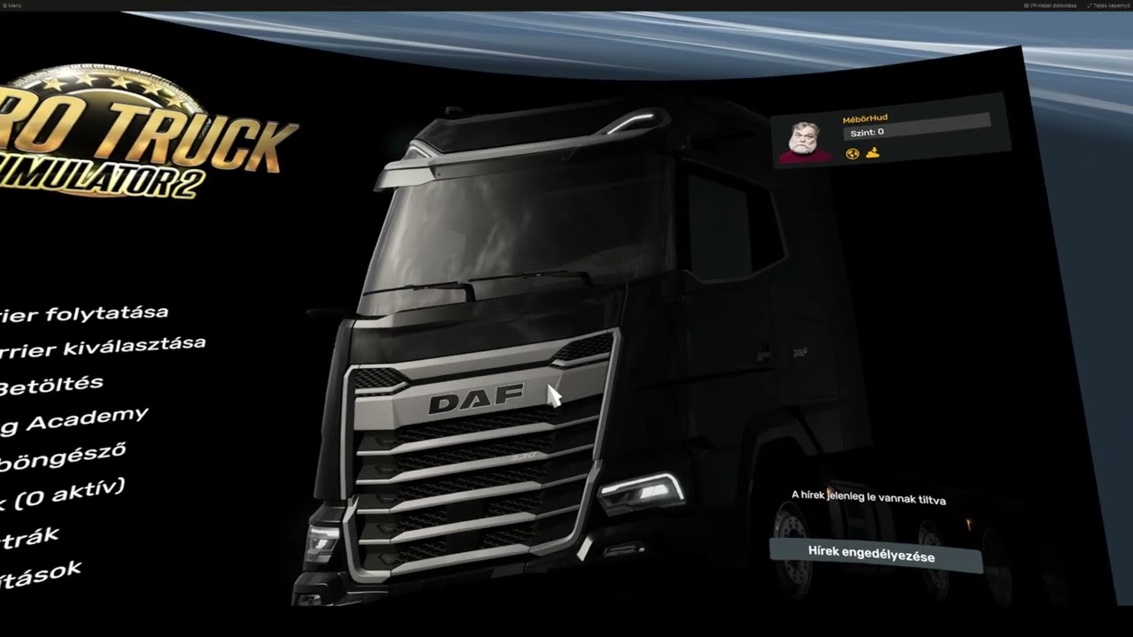 Hogyan csináld meg VR módra az American Truck Simulator és a Euro Truck Simulator-t