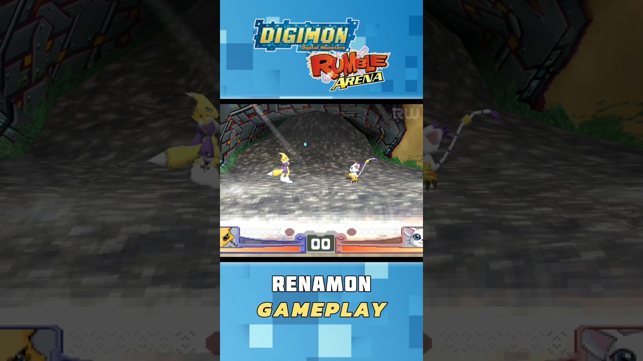 Renamon Gameplay - Digimon Rumble Arena I PS1