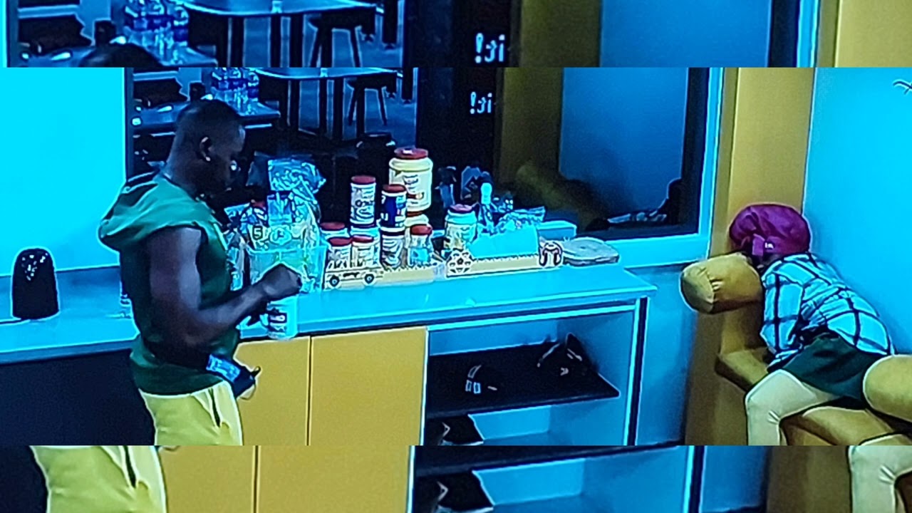 BBNAIJA SN9 NO LOOSE GUARD: Kelly Rae and Kassia today/ Kelly Rae makes Tea for Kassia, he feeds her