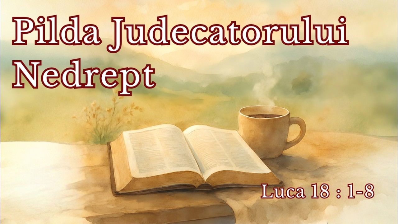Pilda Judecatorului Nedrept | Luca 18 v 1-8  | Text și Comentariu Biblic