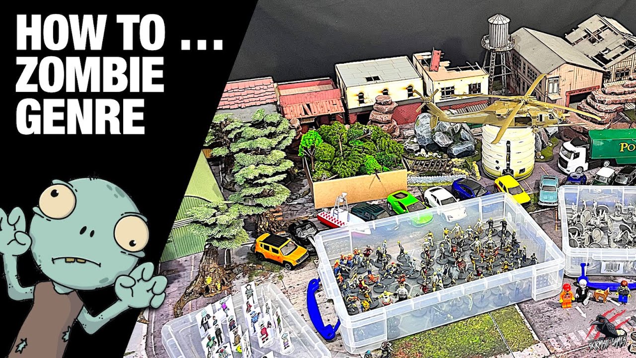 How To Start Collecting Zombie Genre Miniatures & Terrain - Tabletop Skirmish Games - Population Z