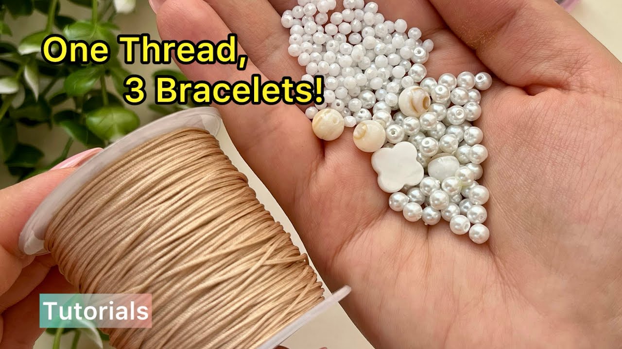 3 Luxurious Bracelets with One Thread | Easy & Quick DIY Jewelry