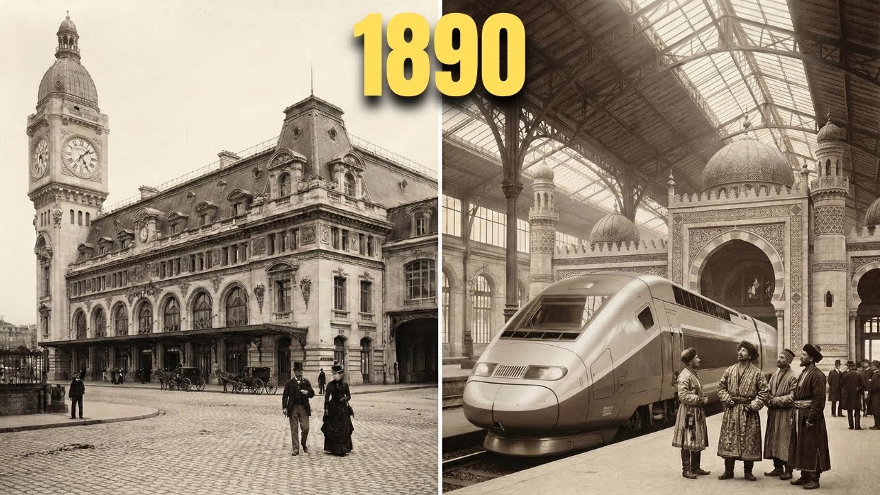 Les Gares de Tartarie (1890) - L'architecture tartare déguisée en 'Belle Époque'