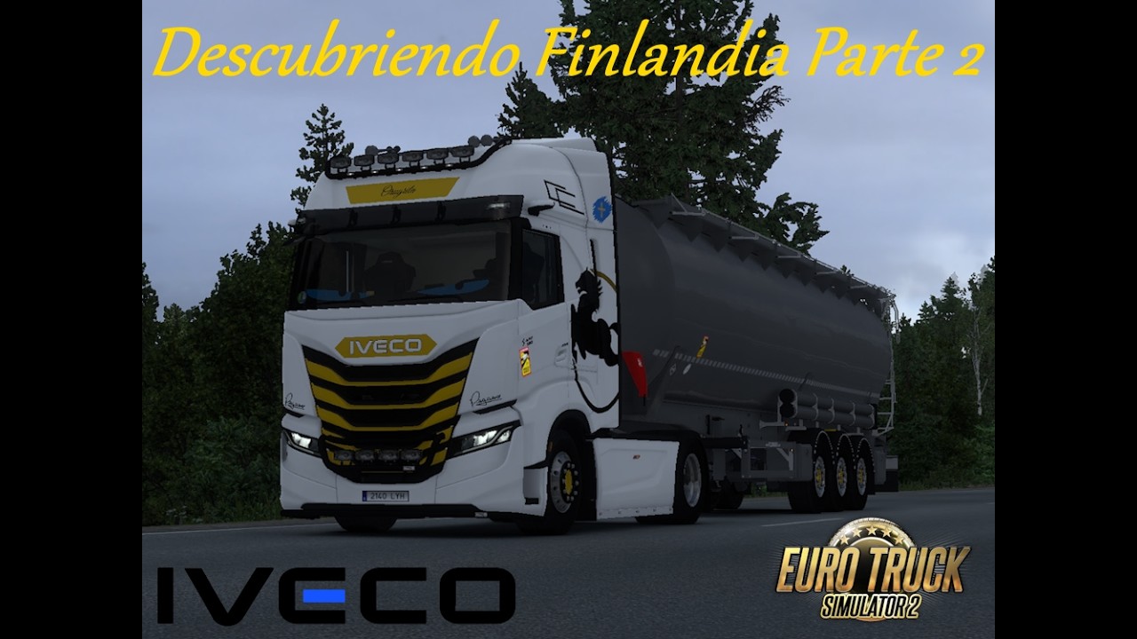 Transportes Orugrita #6 | Descubriendo Finlandia con Iveco S-Way 580 | parte 2 | ETS2