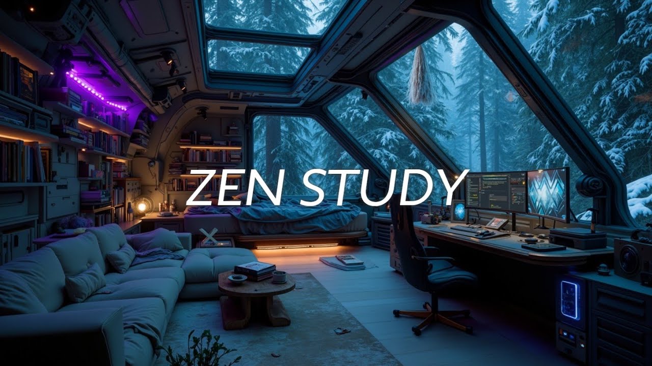 Глубокая сосредоточенность и кодирование без стресса для удаленной работы 🌌