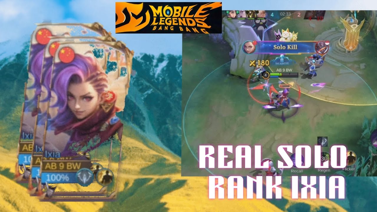 MOBILE LEGENDS: BANG BANG | 5 VS 5 | REAL SOLO RANK IXIA | KARRIE AUTO DEFEAT | #mobilelegends #mlbb