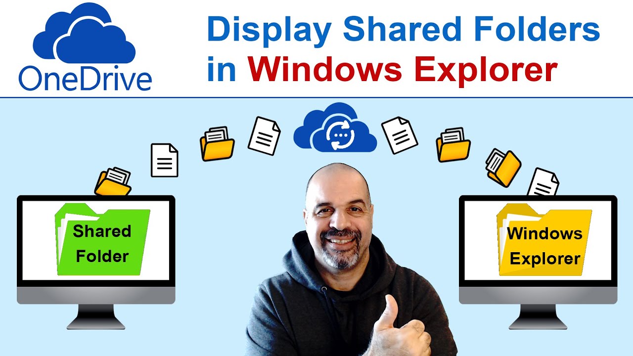 Display shared OneDrive folders in Windows Explorer