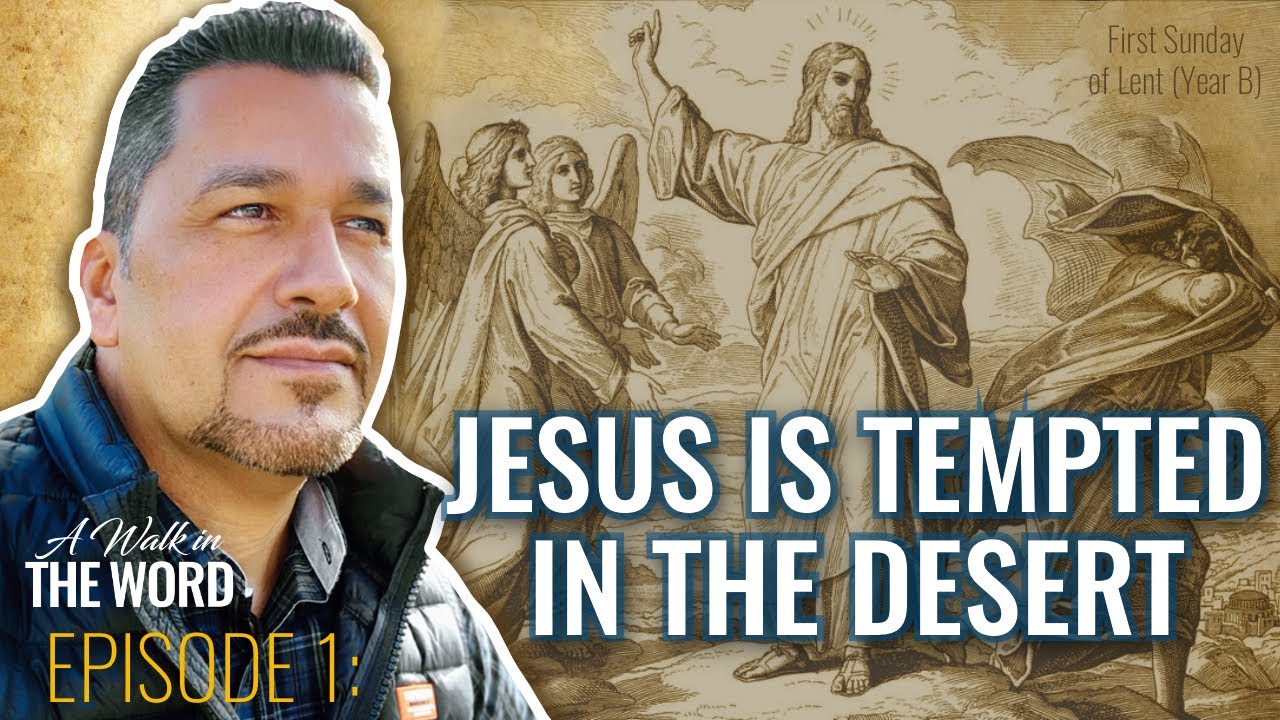 JESUS IS TEMPTED IN THE DESERT #jesusistempted #firstsundayoflent