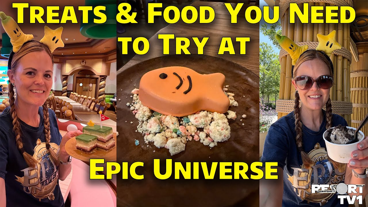 Treats & Food You Need to Try at Epic Universe - Universal Orlando Resort