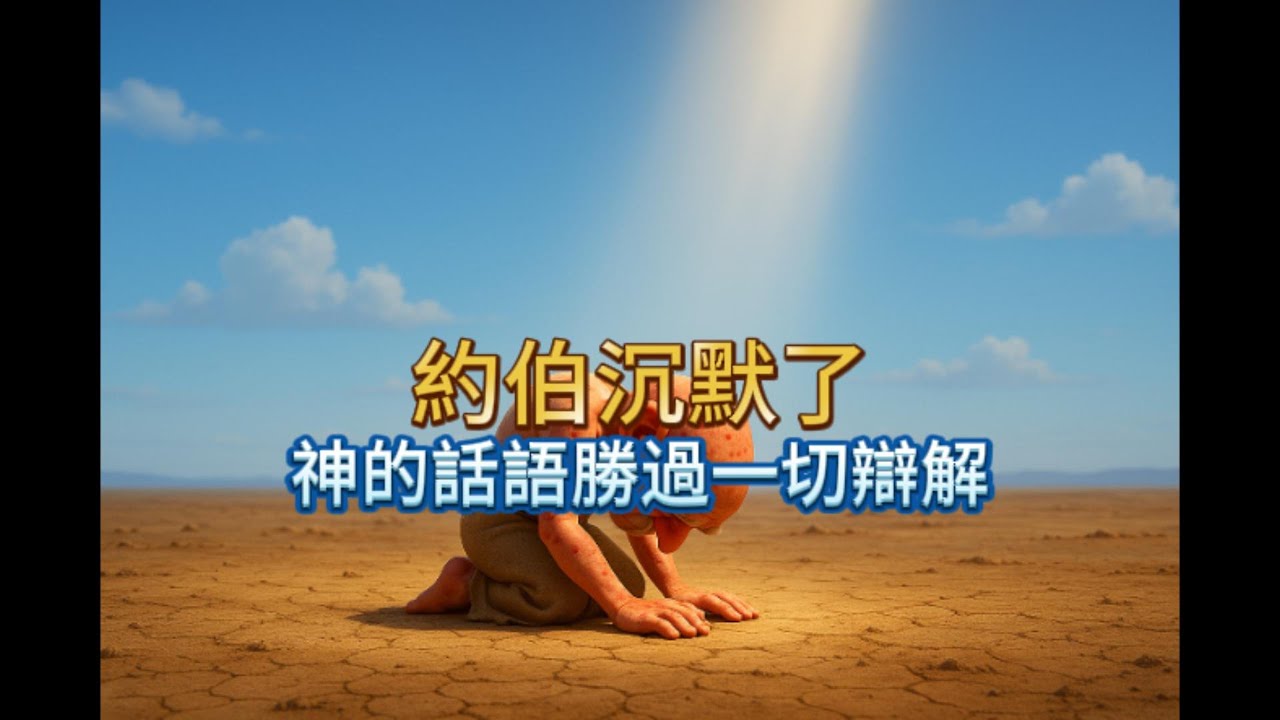 約伯沉默了｜神的話語勝過一切辯解 (約伯記 38-41 章)｜Bible Stories Alive 聖經故事屋