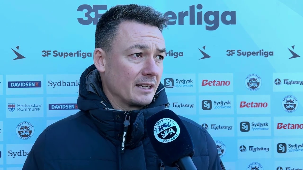 Nørgaard før årets første kamp på Sydbank Park
