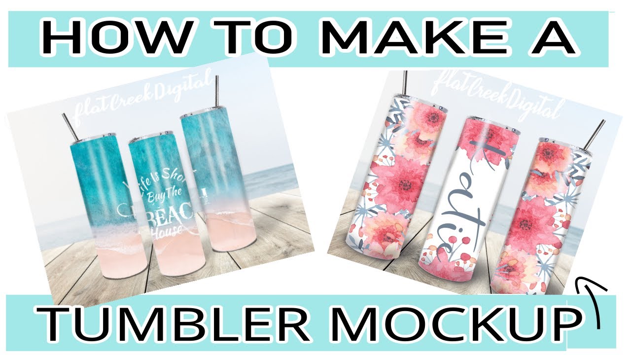 How To Make Easy Tumbler Mockups For Etsy Using The Free Inkscape Program