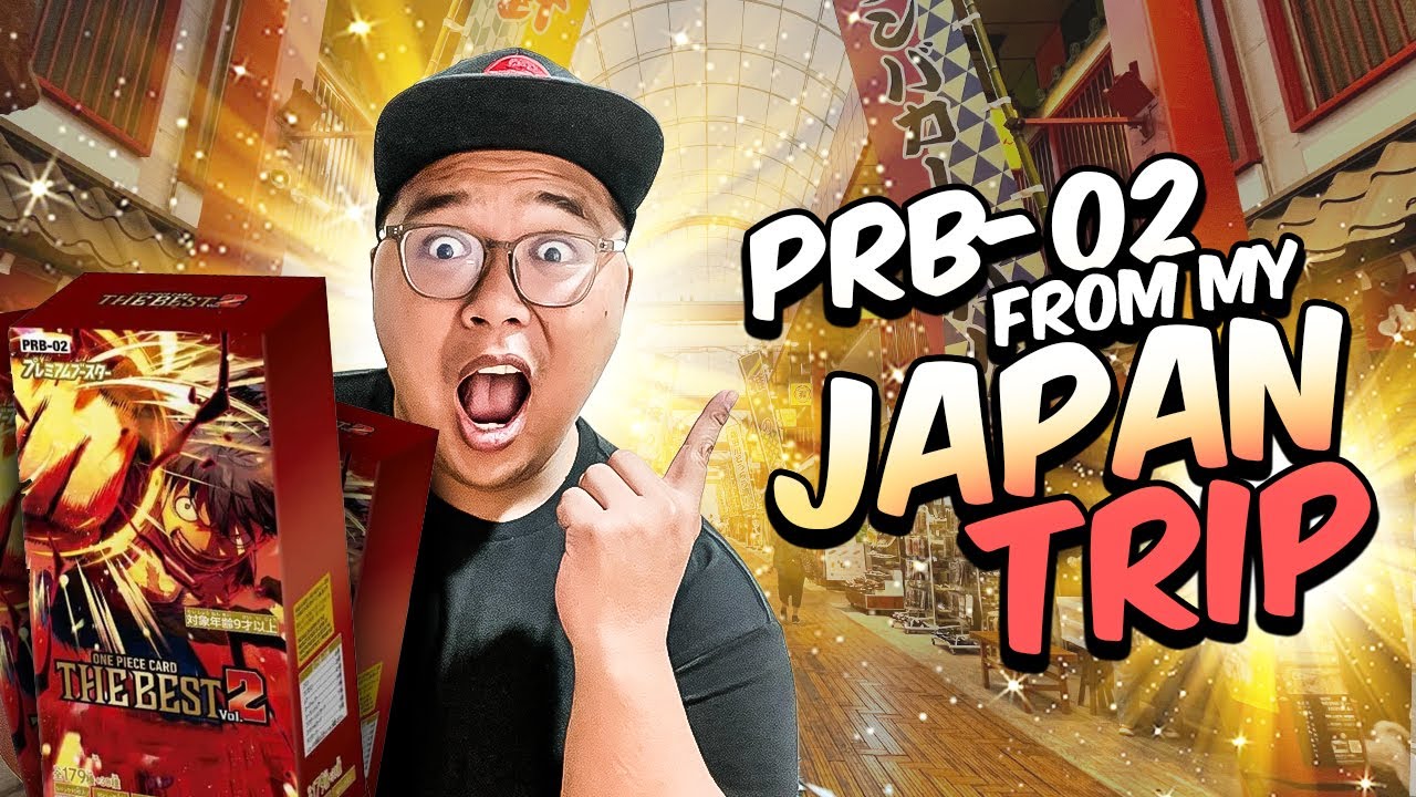 I Got PRB-02 while in JAPAN! One Piece TCG PRB-02 Booster Box Opening and JAPAN VLOG