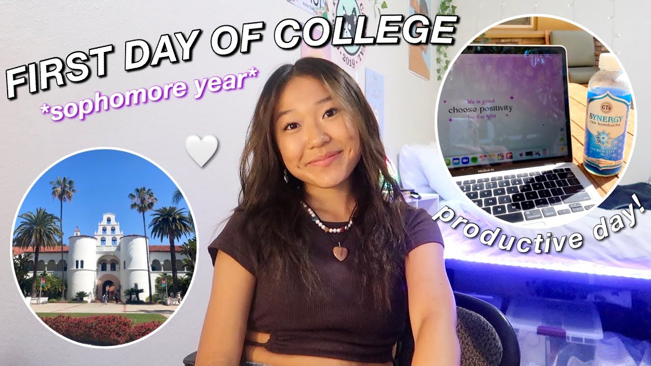 FIRST DAY OF COLLEGE *sophomore year* VLOG | college day in my life