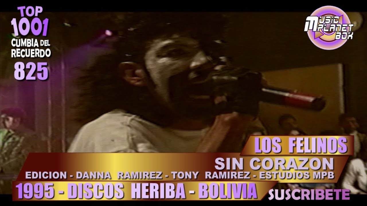 LOS FELINOS - SIN CORAZON -  Cumbia Boliviana del Recuerdo
