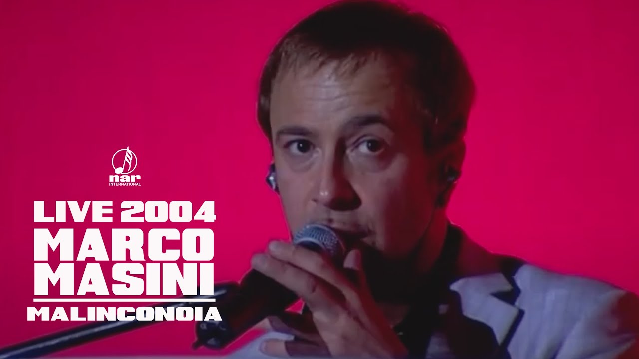 Marco Masini - Malinconoia (Official video Live 2004)