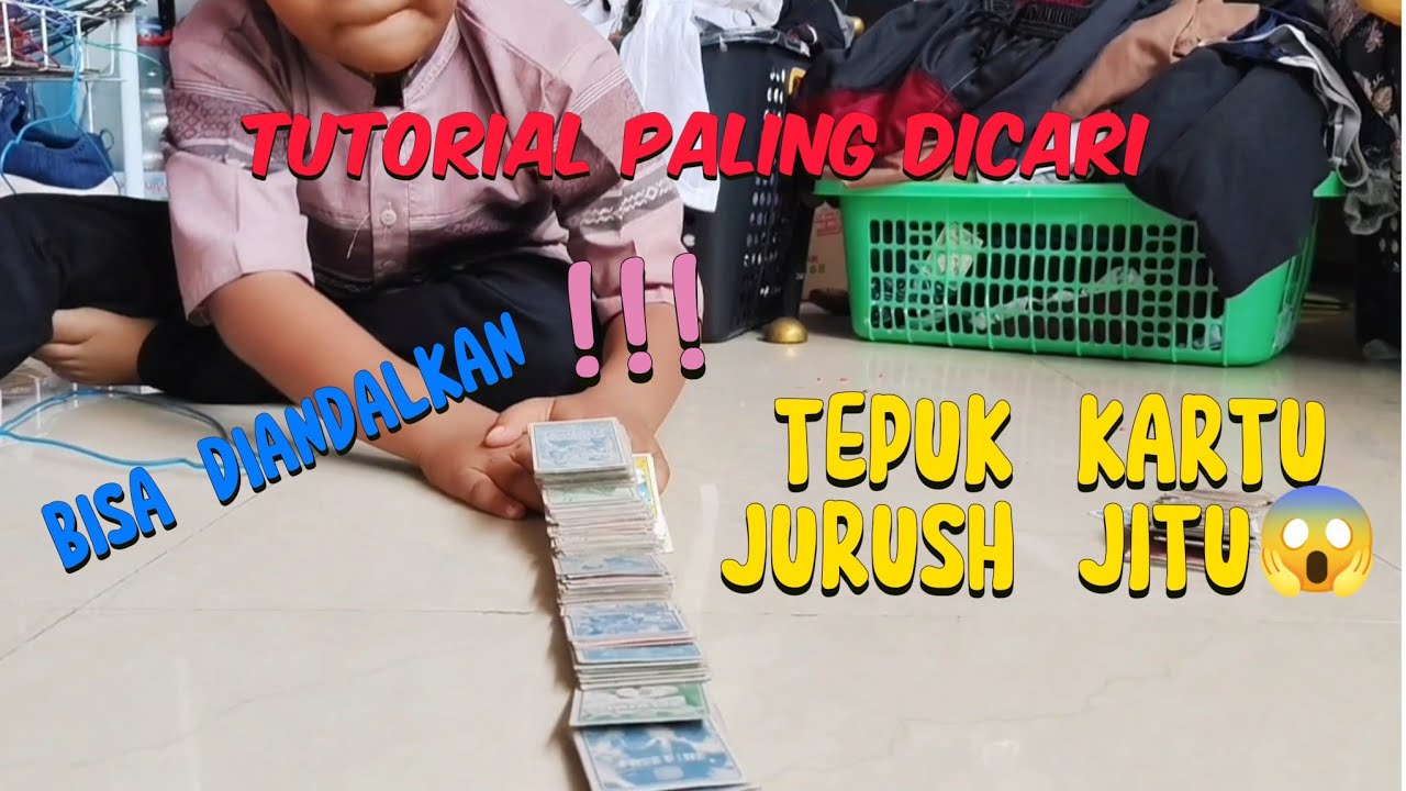 TUTORIAL PALING DICARI, TEPUK KARTU JURUSH JITU😱