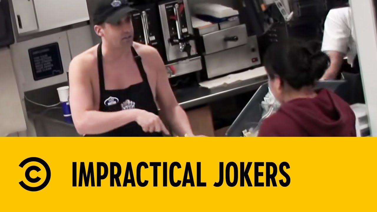 If You Go Topless, You'll Get A Free Meal | Impractical Jokers