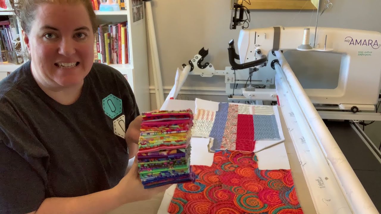 Fat Quarter Bins - Get Organized - Quiltable - Longarm Quilting Project