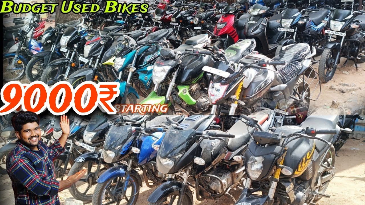 9000₹ Biggest Secondhand bike🏍️ Market in Tirunelveli 🔥 Part -1