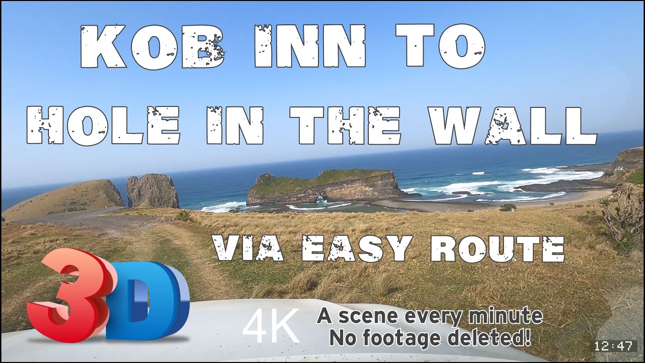 Driver's views : Kob Inn to Coffee Bay and Hole-in-the-Wall via easy N2 route passing Qunu