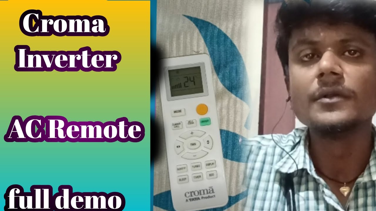 Croma AC Remote full demo /how to Croma AC remote/Croma AC Remote demo full function