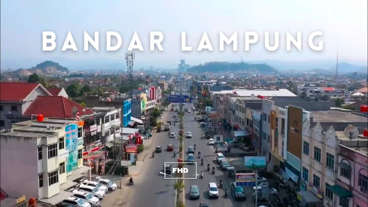 Bandar Lampung Drone View