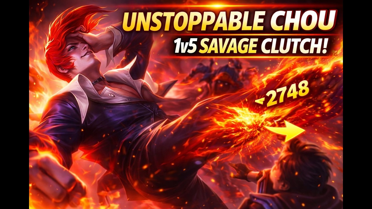 LEGENDARY Chou Gameplay – Unstoppable Kick Machine 🔥 | Insane Outplays & Savage Finish!