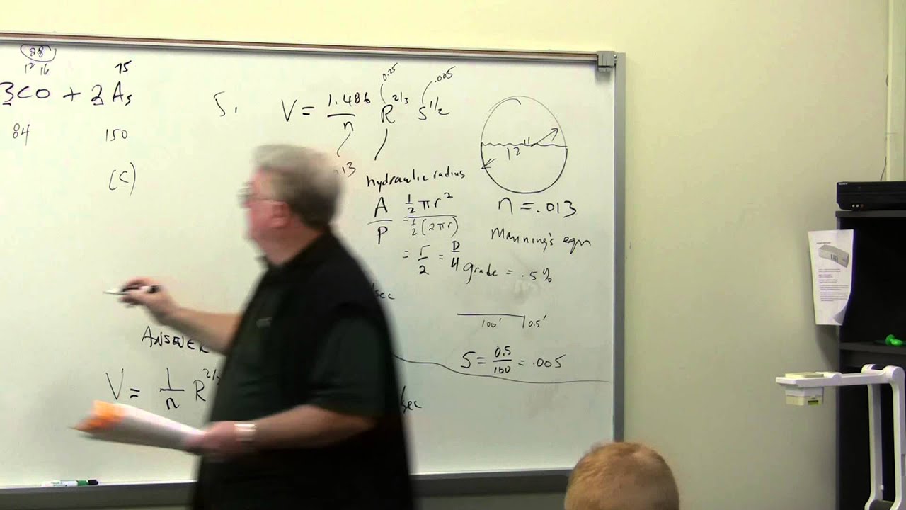 FE Review - Water/Wastewater & Hydraulics