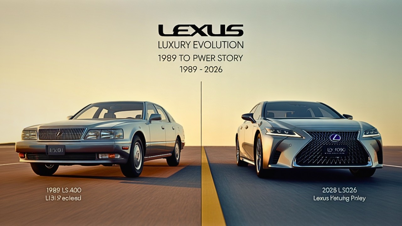 Lexus Evolution 1989-2026 – Full Car Timeline