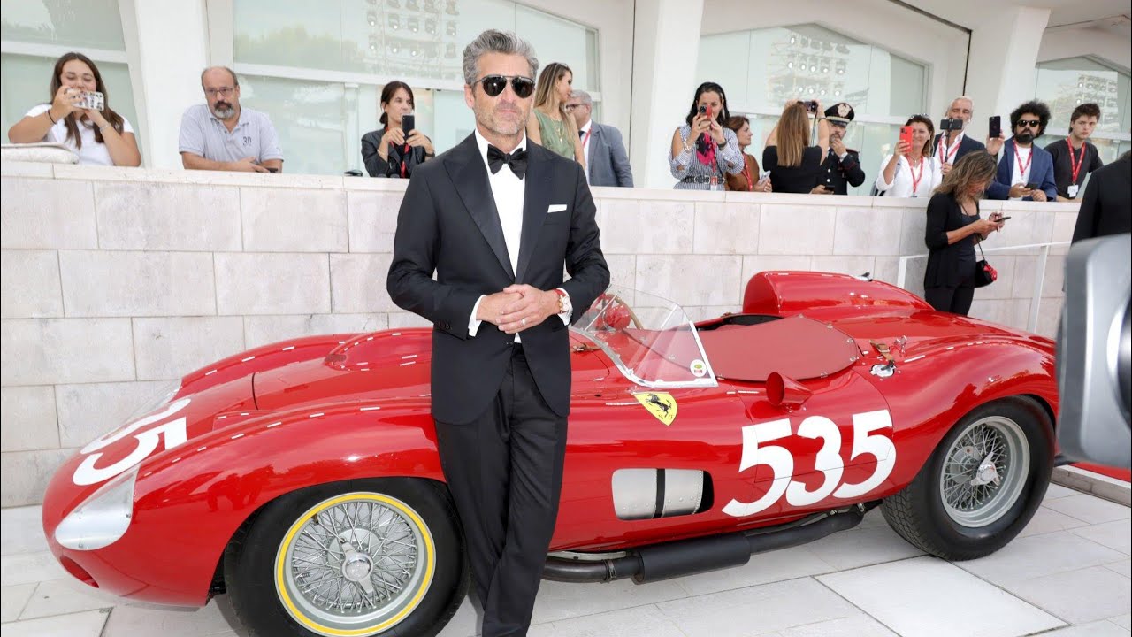 Patrick Dempsey charms crowds on the “Ferrari” Red Carpet @ Venice Film Festival on August 31, 2023