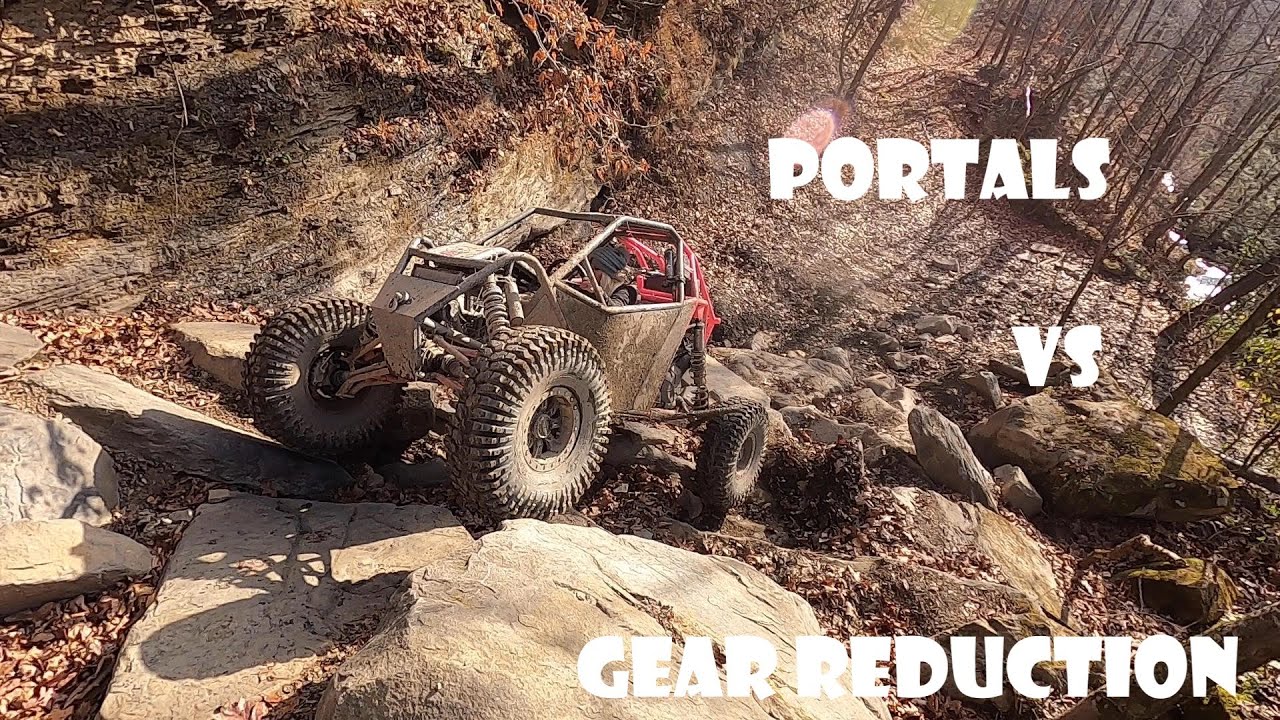 Сравнение порталов PT2 RZR и редукторов RZR на трассах Steel Hill и Railbed Black Mountain Offroad