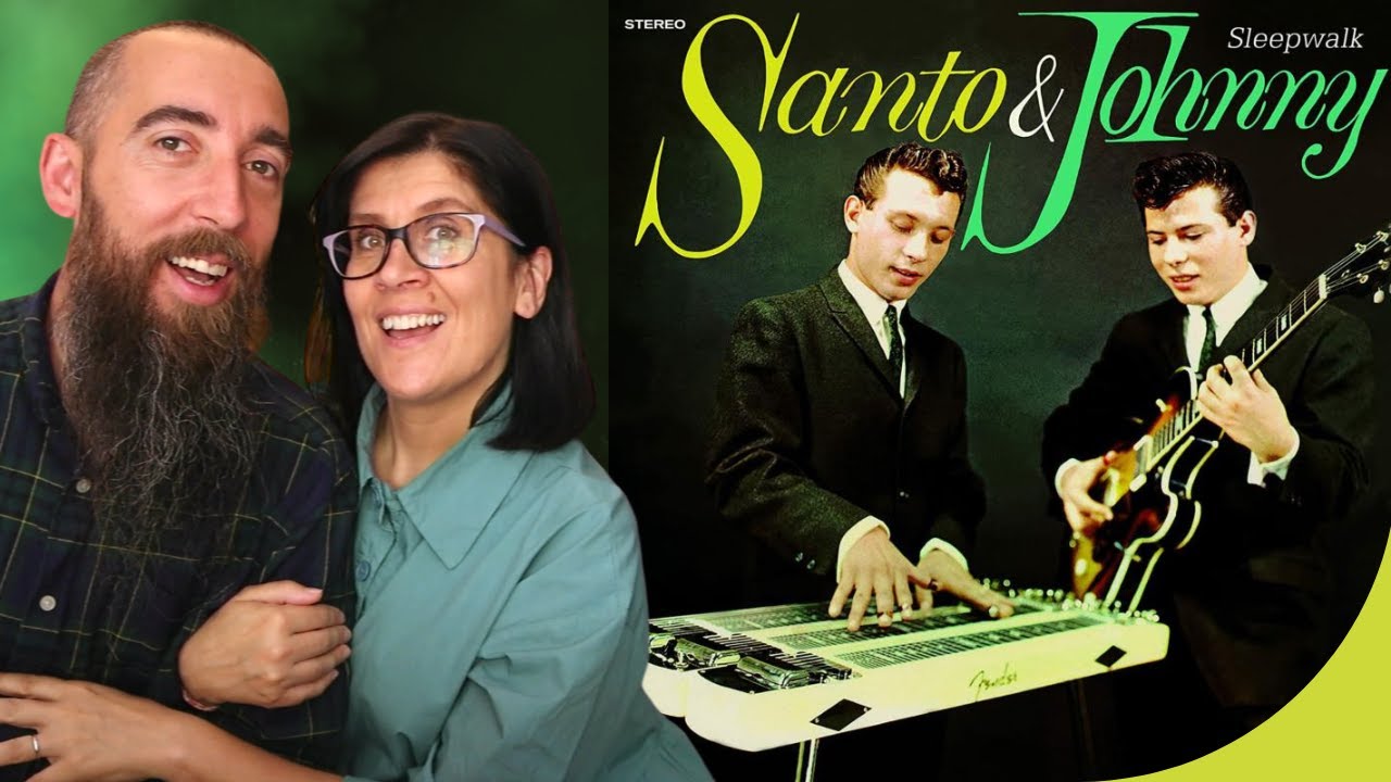 Santo & Johnny - Sleep Walk (REACTION) with my wife